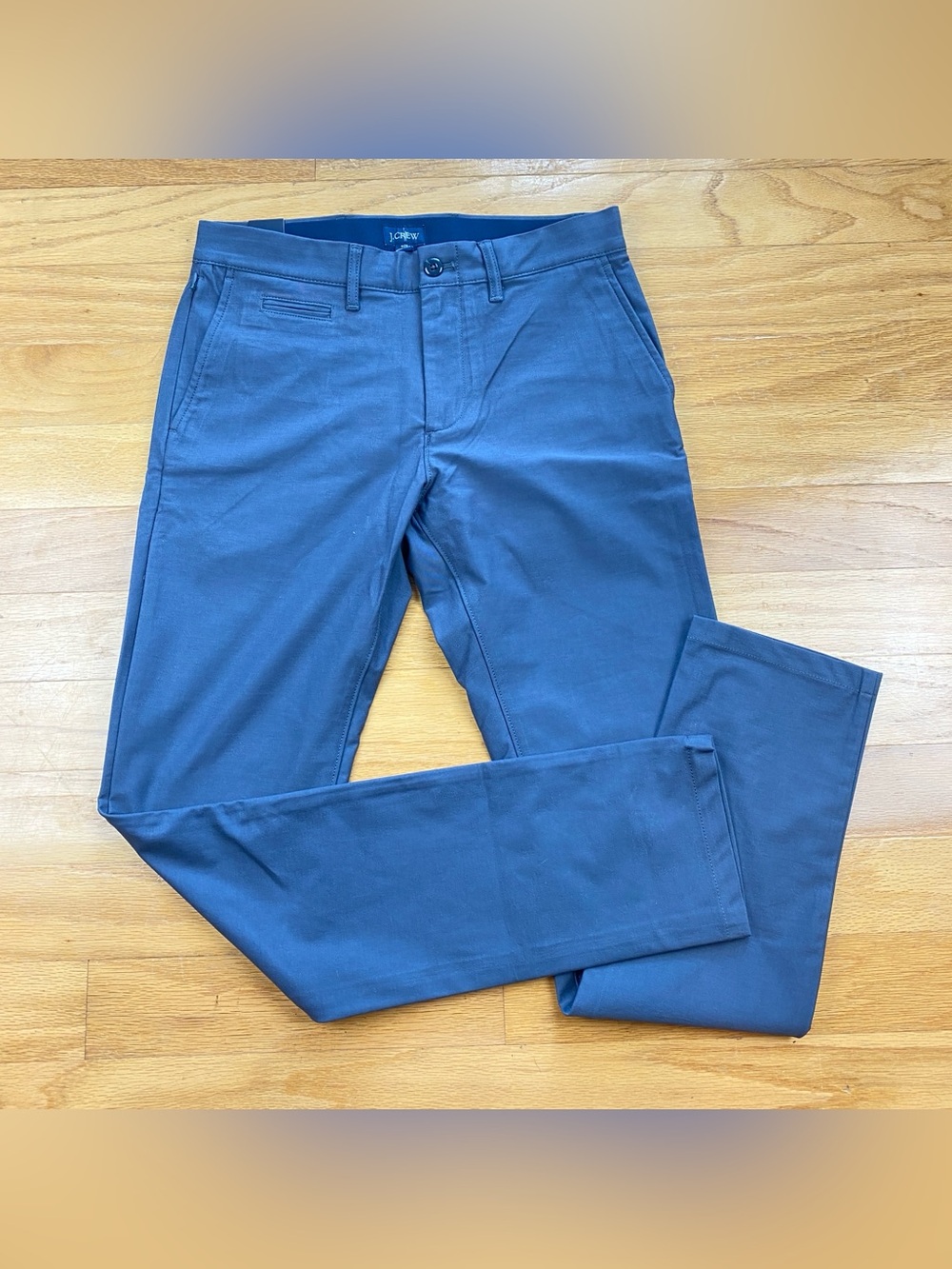 J. CREW 484 Slim-fit tech pant in Atlantic Slate Size 29x32 NWT $128 CG696